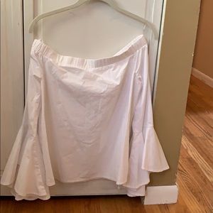 White off the shoulder blouse
